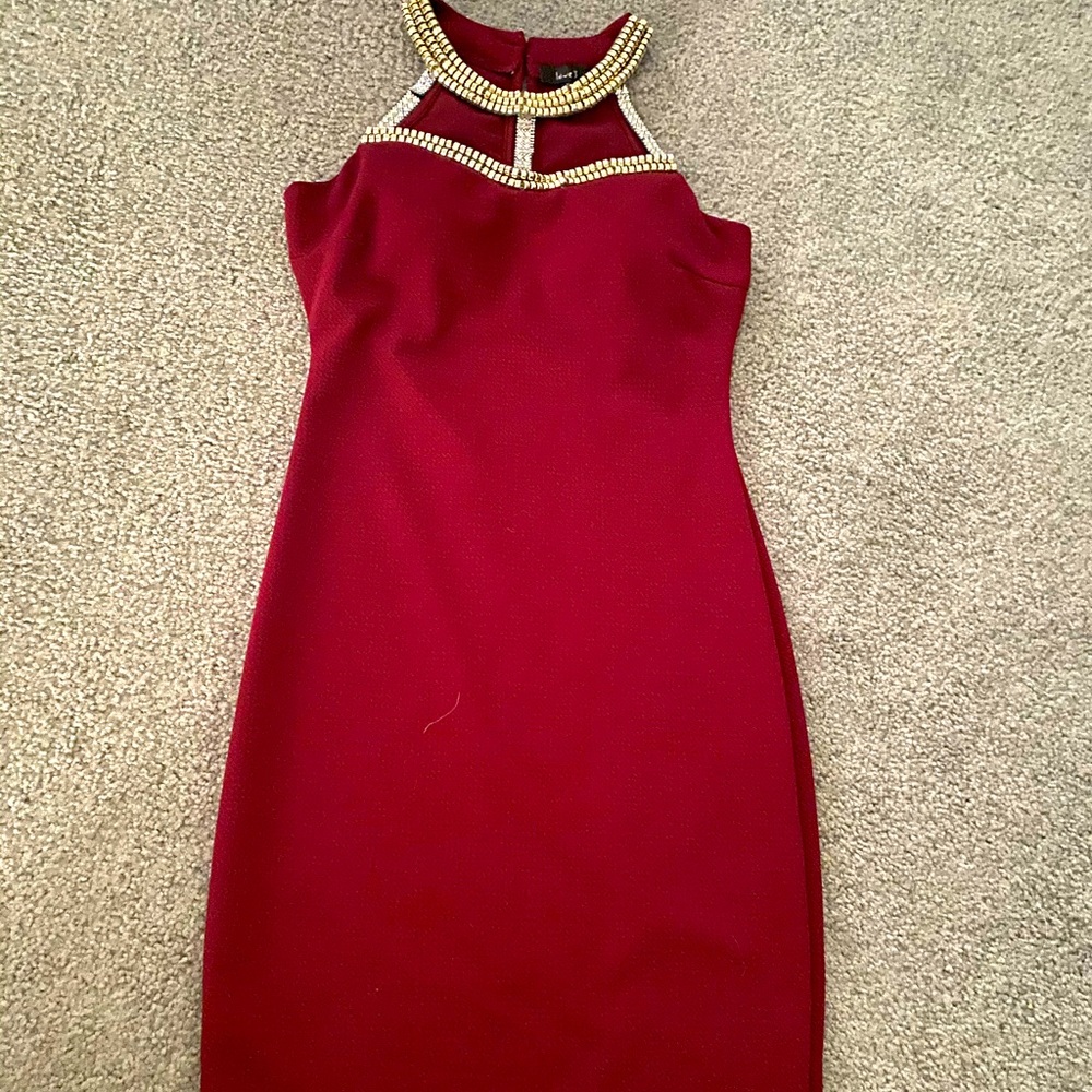 Maroon dress